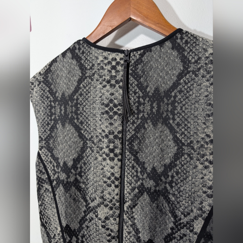 Rebecca Taylor Python Print Cap Sleeve Dress - image 8